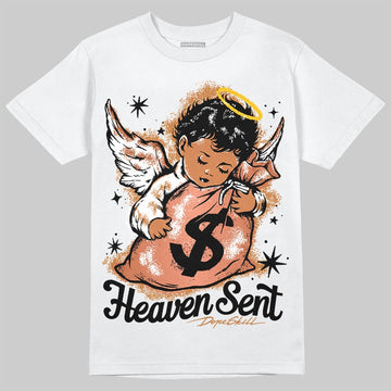 Jordan 14 Golf "US Open" DopeSkill T-Shirt Heaven Sent Graphic Streetwear - White 