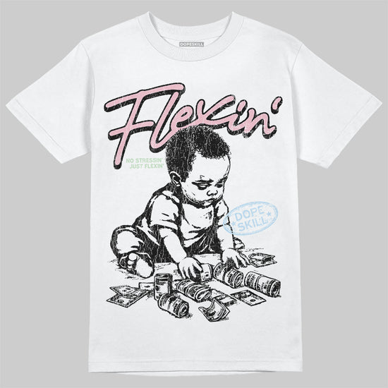 Jordan 4 Retro Valentine's Day (2026) (GS) DopeSkill T-Shirt Flexin' Graphic Streetwear - White 