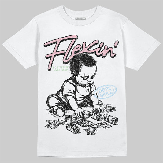 Jordan 4 Retro Valentine's Day (2026) (GS) DopeSkill T-Shirt Flexin' Graphic Streetwear - White 