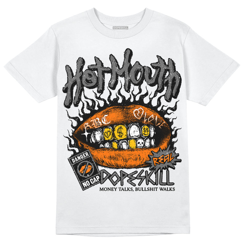 Jordan 3 Retro 'Fear Pack' DopeSkill T-Shirt Hot Mouth Graphic Streetwear - White