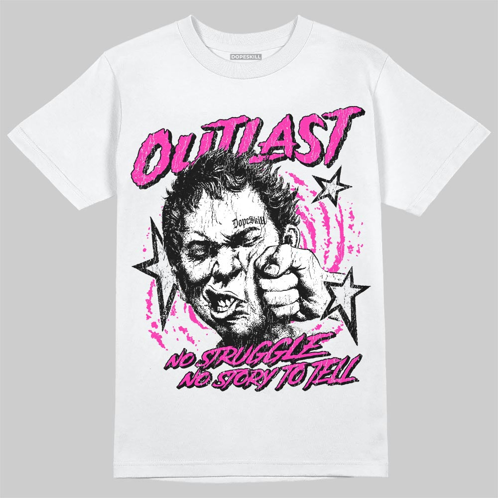 Pink Sneakers DopeSkill T-Shirt Outlast Graphic Streetwear - White