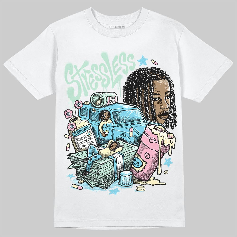 SB Dunk Low Verdy Visty DopeSkill T-Shirt Stressless Graphic Streetwear - White 