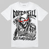 Dunk Panda White Black DopeSkill T-Shirt Go Fund Your Self Graphic Streetwear - White