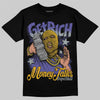 Jordan 4 Retro Lakers DopeSkill T-Shirt Get Rich Graphic Streetwear - Black