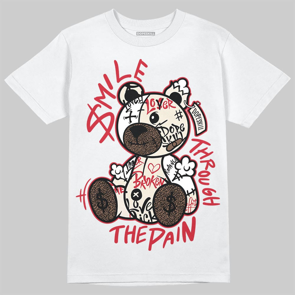 Jordan 3 "World’s Best Dad" DopeSkill T-Shirt Smile Through The Pain Graphic Streetwear - White
