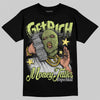 Jordan 4 GS “Light Lemon Twist” DopeSkill T-Shirt Get Rich Graphic Streetwear - black