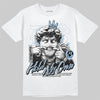 Jordan 40 “Blue Suede” DopeSkill T-Shirt In My Way Graphic Streetwear - White