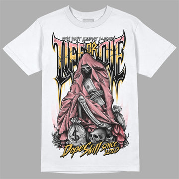 Jordan 3 GS “Red Stardust” DopeSkill T-Shirt Life or Die Graphic Streetwear - White