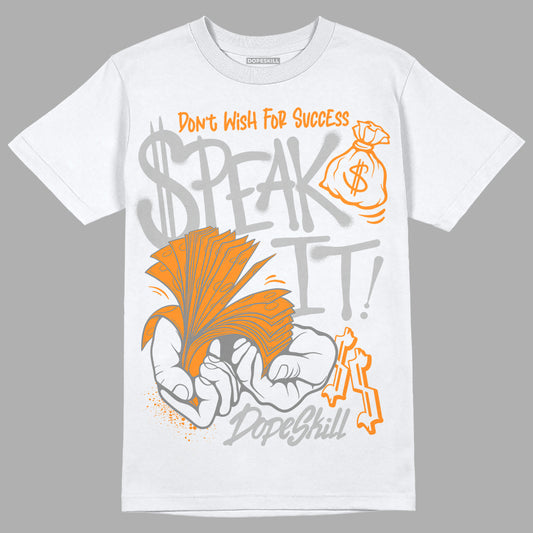 Jordan 3 Retro 'Fear Pack' DopeSkill T-Shirt Speak It Graphic Streetwear - White