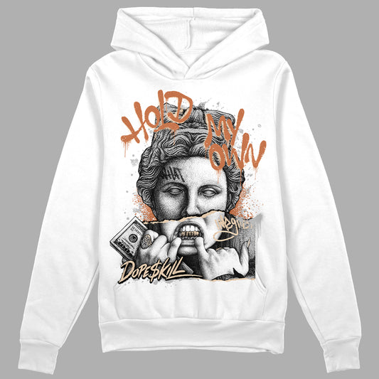 Jordan 3 Craft “Ivory” DopeSkill Hoodie Sweatshirt Hold My Own Graphic Streetwear - White 