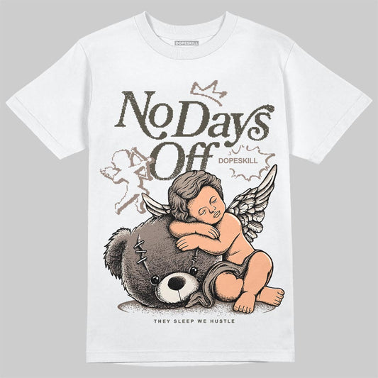 New Balance 204L Mushroom DopeSkill T-Shirt New No Days Off Graphic Streetwear - White 