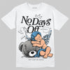 Air Max 95 OG Blue Spark DopeSkill T-Shirt New No Days Off Graphic Streetwear - White 