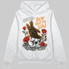 Jordan 5 "Olive" DopeSkill Hoodie Sweatshirt Reap What You Sow Graphic Streetwear - White