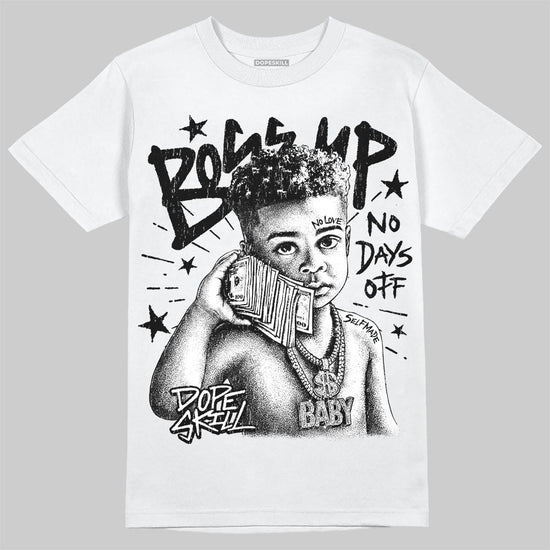 Dunk Panda White Black DopeSkill T-Shirt Boss Up Graphic Streetwear - White