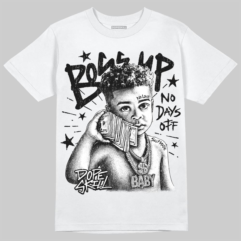 Dunk Panda White Black DopeSkill T-Shirt Boss Up Graphic Streetwear - White
