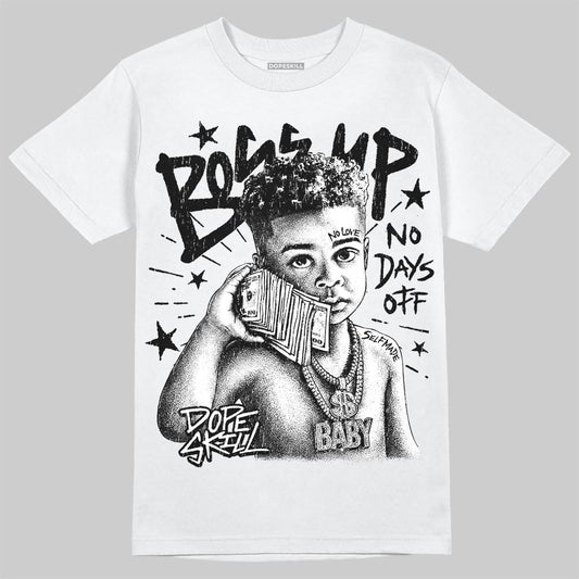 Dunk Panda White Black DopeSkill T-Shirt Boss Up Graphic Streetwear - White