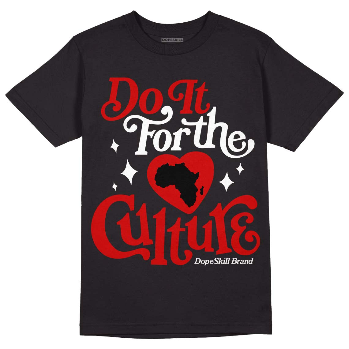 Jordan 1 Retro Low "Black Toe" DopeSkill T-Shirt Do It For The Culture Graphic Streetwear - Black