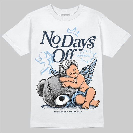 Asics Gel-Cumulus 16 Wash/Independence Blue DopeSkill T-Shirt New No Days Off Graphic Streetwear - White
