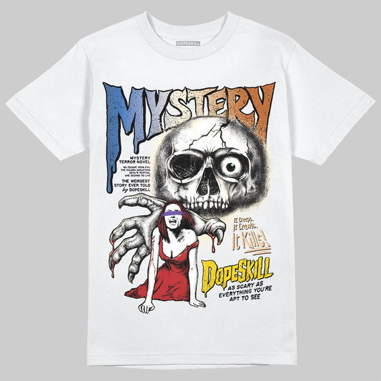 Jordan 17 Retro Low SP Infinite Archives DopeSkill T-Shirt Mystery Ghostly Grasp Graphic Streetwear - White