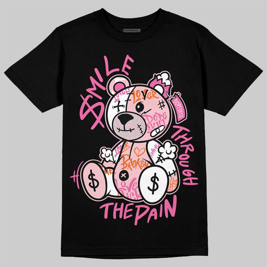 Jordan 3 Retro PS 'Spring Flowers' DopeSkill T-Shirt Smile Through The Pain Graphic Streetwear - Black