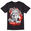 Yeezy Foam Runner Red DopeSkill T-Shirt Hold My Own Graphic Streetwear - Black