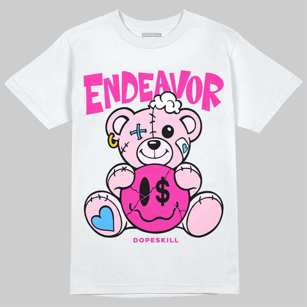 Pink Sneakers DopeSkill T-Shirt Endeavor Graphic Streetwear - White 