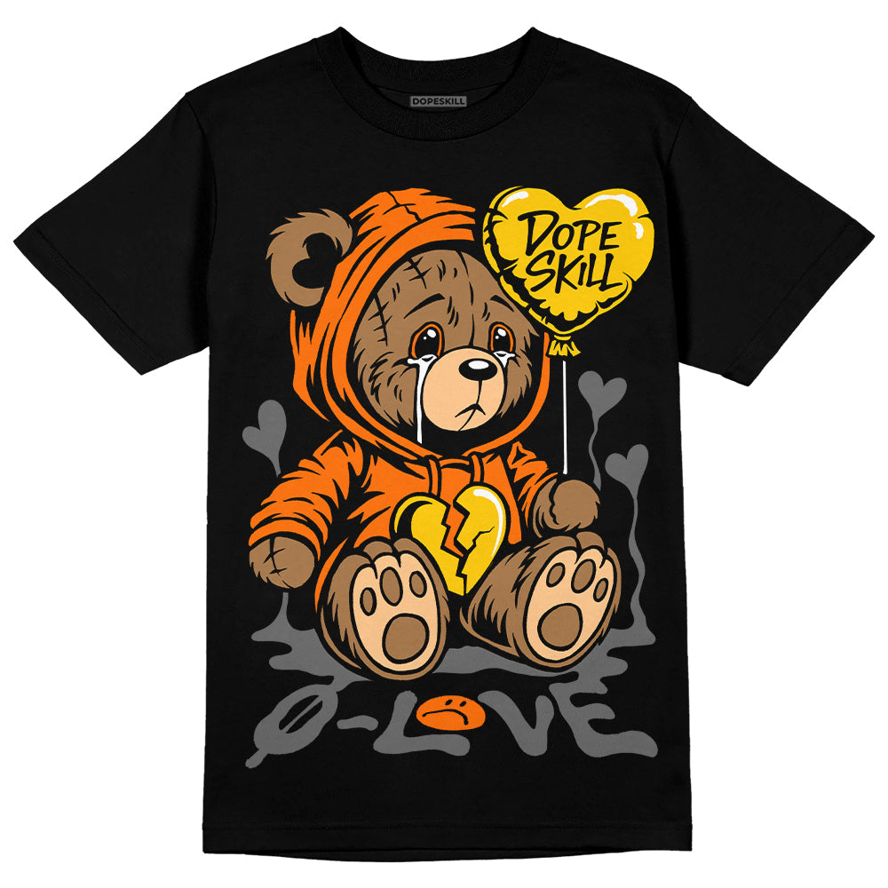 Jordan 3 Retro 'Fear Pack' DopeSkill T-Shirt Broken Bear Graphic Streetwear - Black