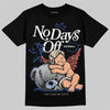 Jordan Spizike Low “Storm Blue” DopeSkill T-Shirt New No Days Off Graphic Streetwear - Black