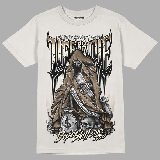 Jordan 5 SE “Sail” DopeSkill Sand T-shirt Life or Die Graphic Streetwear