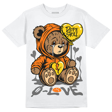 Jordan 3 Retro 'Fear Pack' DopeSkill T-Shirt Broken Bear Graphic Streetwear - White