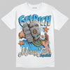 Jordan 1 High OG “UNC” Reimagined DopeSkill T-Shirt Get Rich Graphic Streetwear - White