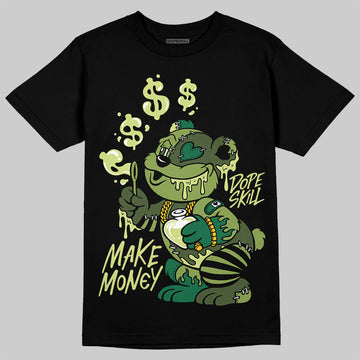 Foamposite Pro 'Pine Green' DopeSkill T-Shirt Make Money Graphic Streetwear - Black
