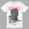 Jordan Spizike Low Bred DopeSkill T-Shirt Money  Talks Graphic Streetwear - White 