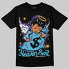 Jordan 8 Retro 'Aqua' 2025 DopeSkill T-Shirt Heaven Sent Graphic Streetwear - Black