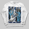 Jordan 12 “Blueberry” DopeSkill Long Sleeve T-Shirt Gotta Lotta Means Graphic Streetwear - White