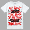 Jordan 4 Retro Red Cement DopeSkill T-Shirt Grind Shine Graphic Streetwear - White