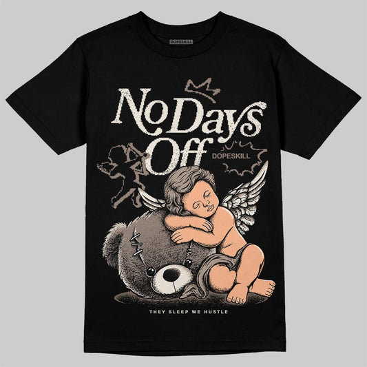 New Balance 204L Mushroom DopeSkill T-Shirt New No Days Off Graphic Streetwear - black