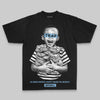 Royal Blue Oversize Print Scared Money Don't Make No Money DopeSkill Graphic Premium T-shirt Streetwear - black