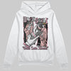 AMIRI White & Pink Stars Court Sneakers DopeSkill Hoodie Sweatshirt Gotta Lotta Means Graphic Streetwear - White