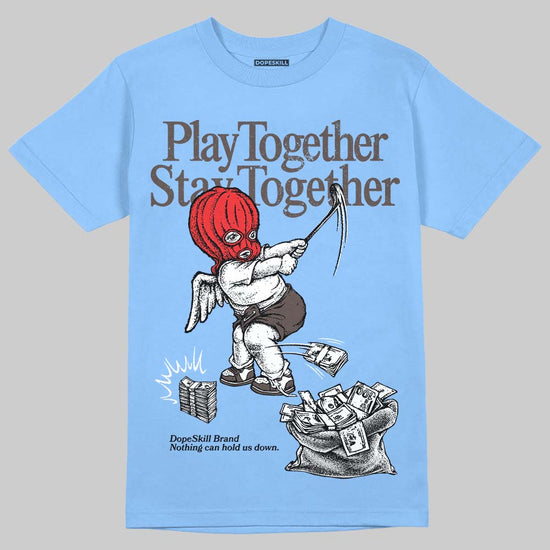 Adidas Handball Spezial ‘Light Blue’ DopeSkill T-Shirt Play together, Stay together Graphic Streetwear - Carolina Blue