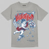 Jordan 12 Retro French Blue (2025) DopeSkill T-Shirt Nevermind Graphic Streetwear - Gravel
