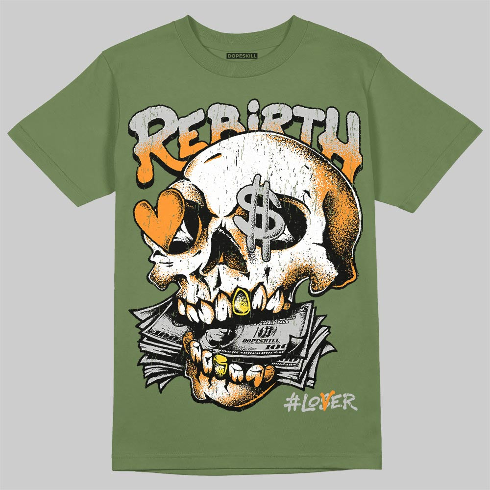 Jordan 5 "Olive" DopeSkill T-Shirt Rebirth Graphic Streetwear - Military Green