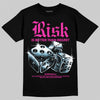 Pink Sneakers DopeSkill T-Shirt Risk Is Better Than Regret Graphic Streetwear - black
