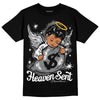 Jordan 4 Retro 'Wet Cement' DopeSkill T-Shirt Heaven Sent Graphic Streetwear - Black