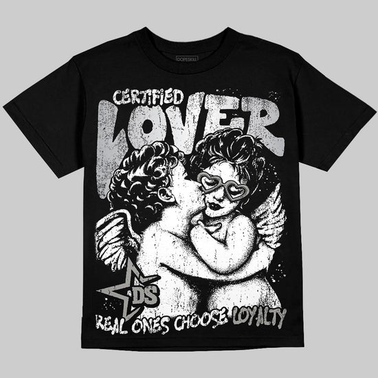 Jordan 5 "White Metallic" DopeSkill T-Shirt Real Ones Choose Loyalty Graphic Streetwear - Black