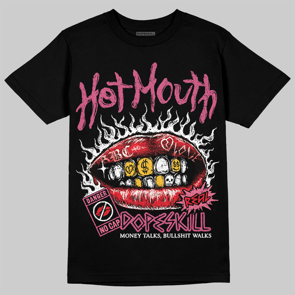 Diesel Pink S - Serendipity Pro-X1 Trainers DopeSkill T-Shirt Hot Mouth Graphic Streetwear - Black