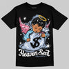 Jordan 3 GS “Cobalt Bliss” DopeSkill T-Shirt Heaven Sent Graphic Streetwear - Black