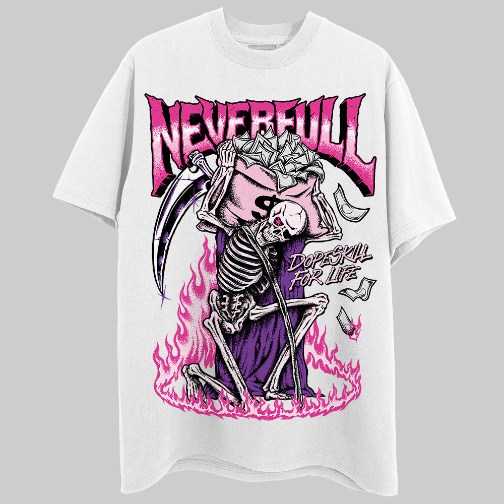 Pink Sneakers DopeSkill T-Shirt NeverFull Graphic Streetwear - White 