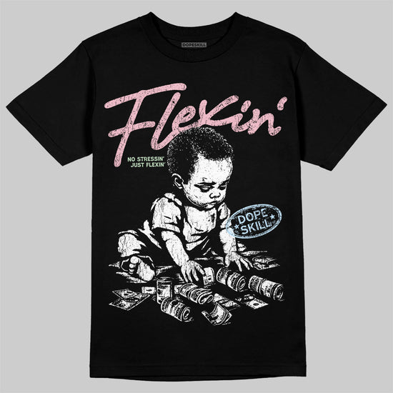 Jordan 4 Retro Valentine's Day (2026) (GS) DopeSkill T-Shirt Flexin' Graphic Streetwear - Black