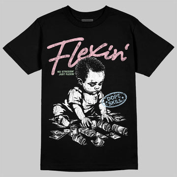 Jordan 4 Retro Valentine's Day (2026) (GS) DopeSkill T-Shirt Flexin' Graphic Streetwear - Black
